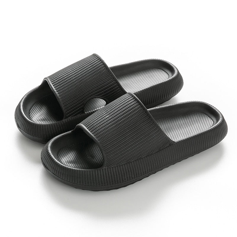 Comfy cloud summer indoor innetofflor utetofflor beach slides slippers flip flops tiktok šlepetės papuče tofflor