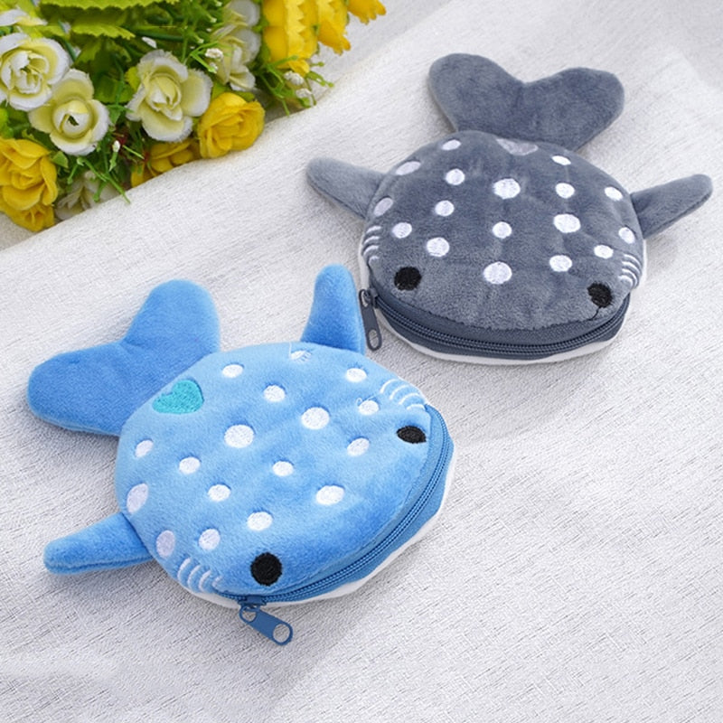 shark whale coin purse wallet
