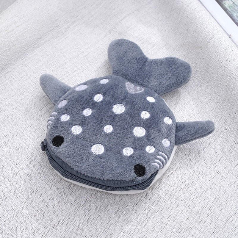 shark whale coin purse wallet