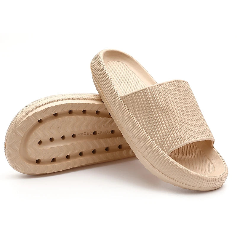 Comfy cloud summer indoor innetofflor utetofflor beach slides slippers flip flops tiktok šlepetės papuče tofflor