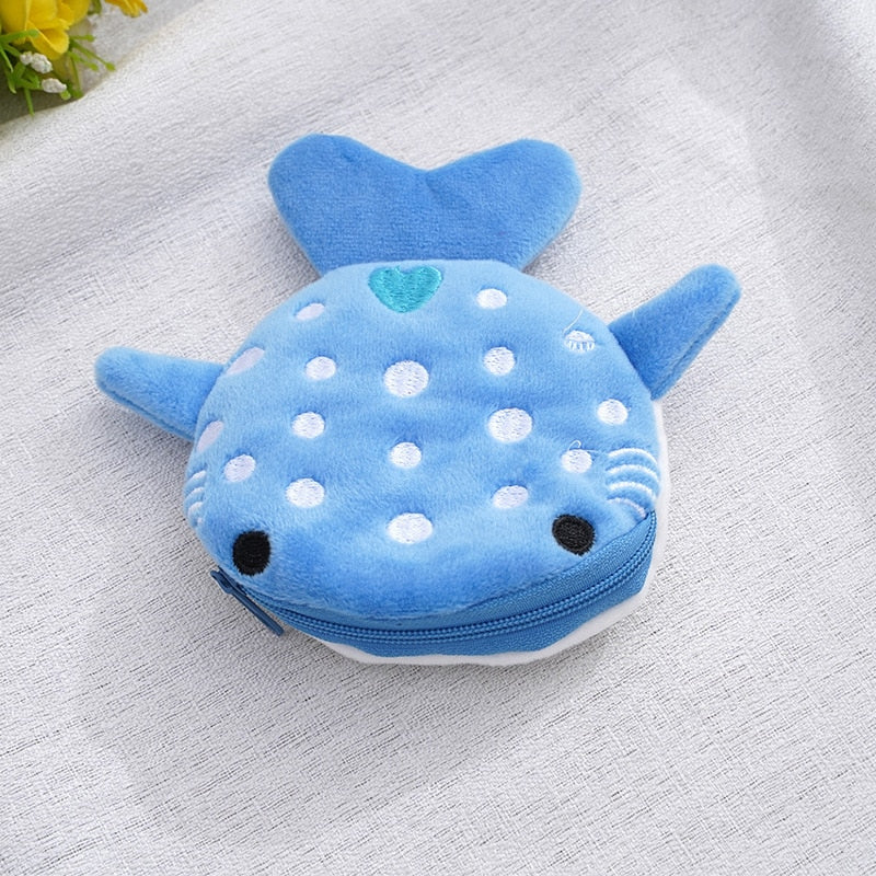 shark whale coin purse wallet