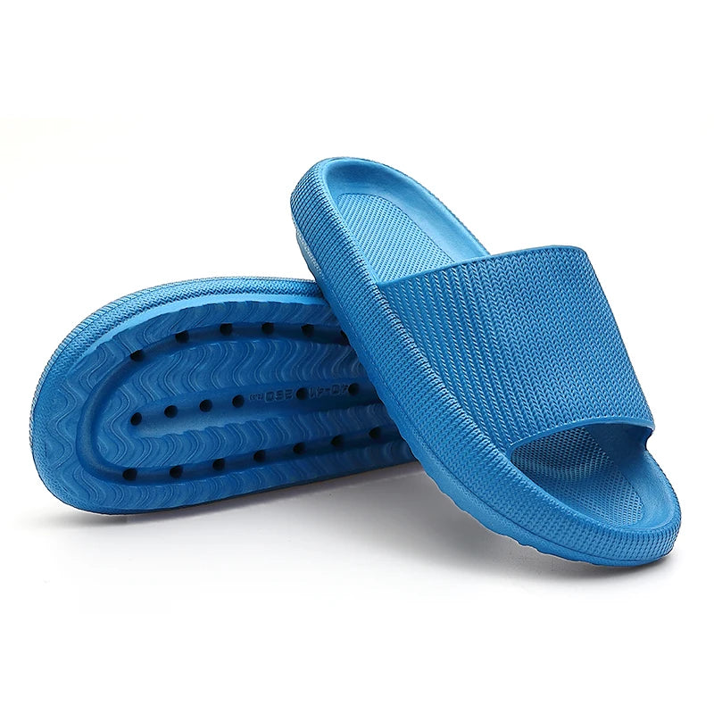 Comfy cloud summer indoor innetofflor utetofflor beach slides slippers flip flops tiktok šlepetės papuče tofflor