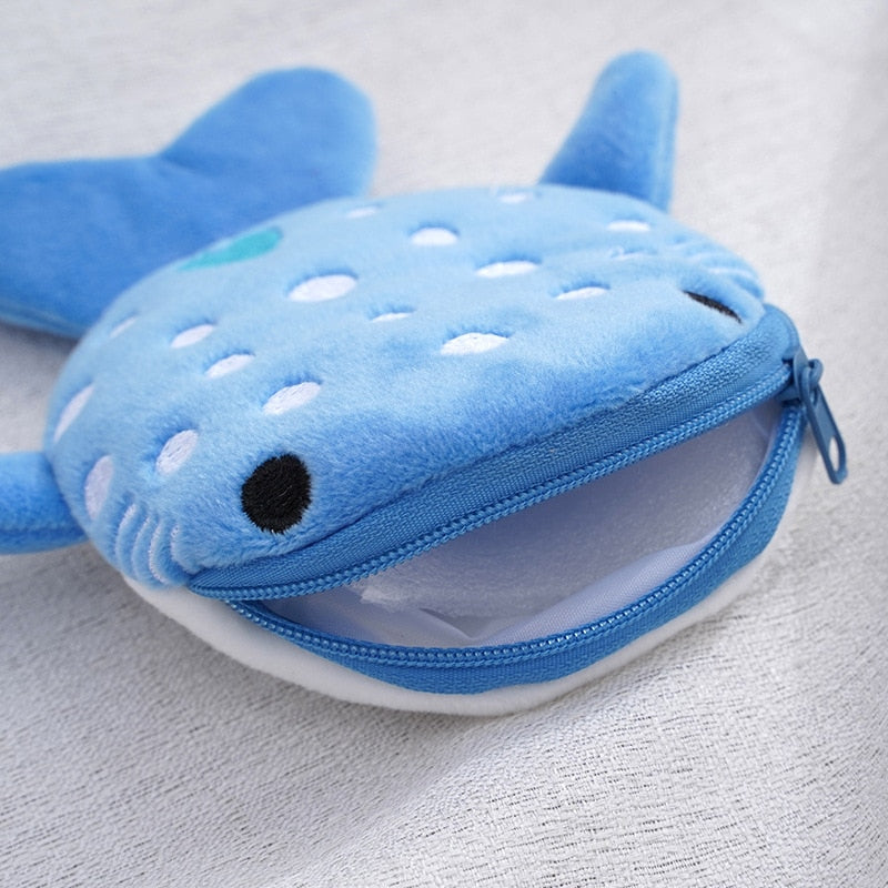 shark whale coin purse wallet