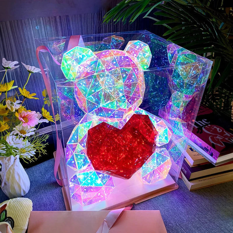 glowing luminous teddy bear gift