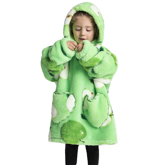 wearable blanket hoodie kids children babies 