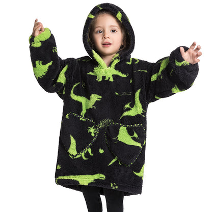 wearable blanket hoodie kids children babies 