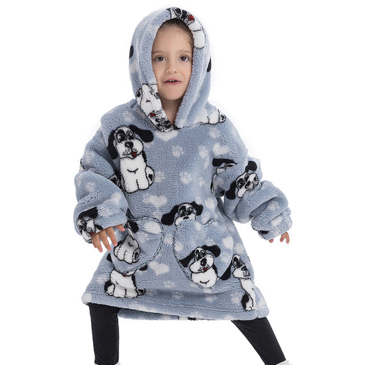 wearable blanket hoodie kids children babies 