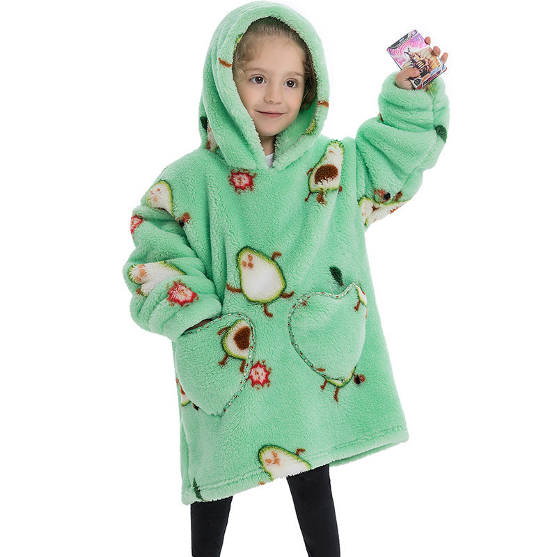 wearable blanket hoodie kids children babies 