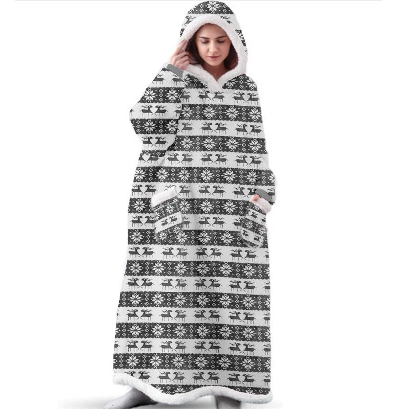 extra super long full length blanket hoodie grey. Hrvatska Lietuva Slovenija Sverige Norge España uk nz 