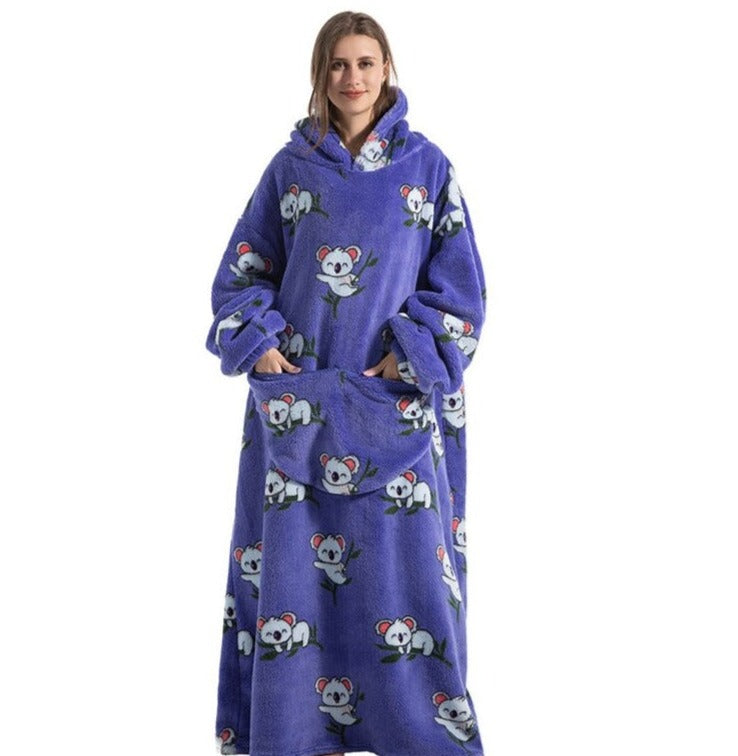 extra super long full length blanket hoodie koala uk nz