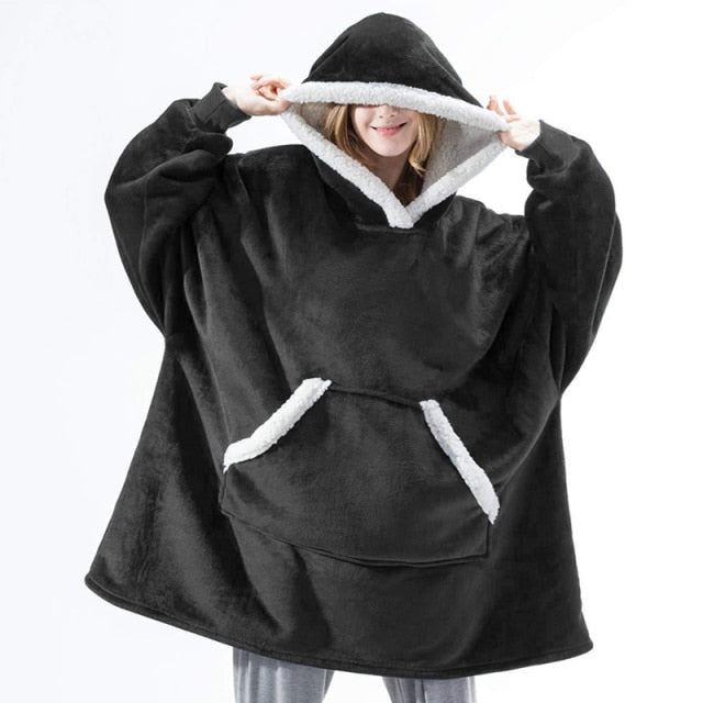 The Hoodie Blanket - Oversized Wearable Blanket – Sooo Cozy